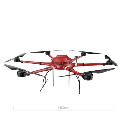 China With Camera 6 Flight Time Long Rotor 15kg Payload Drone UAV For Fire Rescue for sale