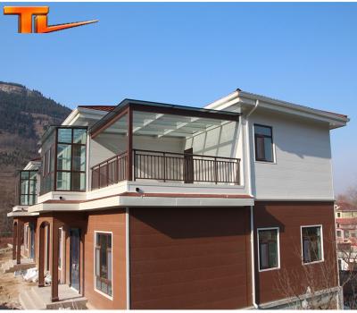 China 2021 modern new fashional hot sale durable Prefab House Steel Villa Prefab House for sale