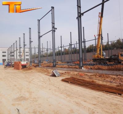 China Frame Part Material H Section Steel Beam And Column For Prefab Steel Building for sale