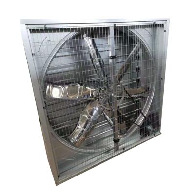 China Greenhouses Variable Sizes Wall Mount OEM Large Air Volume Cow Barn Ventilation Fan Box Shaped Axial Fans With 6 Blades for sale