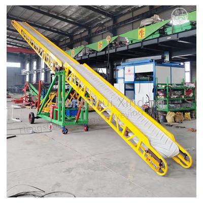 China Double-wing Loading Double Wing Moving Belt Conveyor Portable Mobile Belt Conveyors Grain Conveyor Can Be Lifted for sale