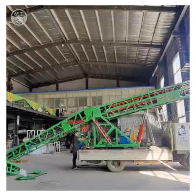 China Heat Resistant Large Angle Movable Machine Equipment Transport Vehicle High Strength Conveyor for sale