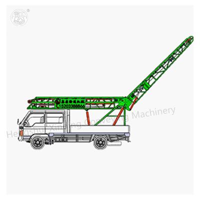 China Heat Resistant Rotary Truck Conveyor Equipment Loading and Unloading Belt Conveyor for sale