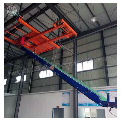 China Factory Heat Resistant Logistics Loading And Unloading Line Conveyor Rubber Belt Conveyor for sale