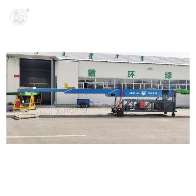 China High Efficiency Multistage Telescopic Mobile Small Conveyor Portable Belt Conveyor for sale