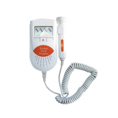 China Portable Pocket Fetal Doppler Heartbeat Detector Home Care for sale