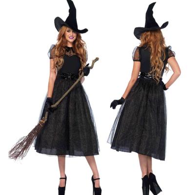 China Anti-static Europe and the United States New Halloween Vampire Witch Dress Zombie Stage Cosplay Costume for sale