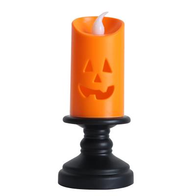 China LED Light Plastic Colorful Candle Holder Halloween Decoration Venue Venue Desk Props for sale