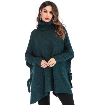 China Plus Size European and American Women's Turtle Neck Loose Women's Breathable Border Sweater for sale