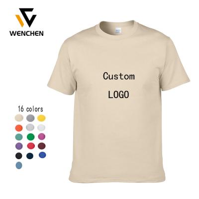 China custom logo Anti-wrinkle plus size T-shirt Amazon hot sale men's T-shirt Moisture Wicking boy T-shirt for sale