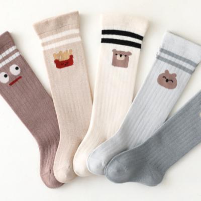 China Sporty Children boys and girls knee-length cartoon loose boneless leg socks for sale