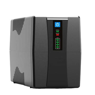 China COMPUTER 600va 1000VA 1200Va 1500va LCD Series metal CPU control 3 steps Uninterrupted Power Supply for sale