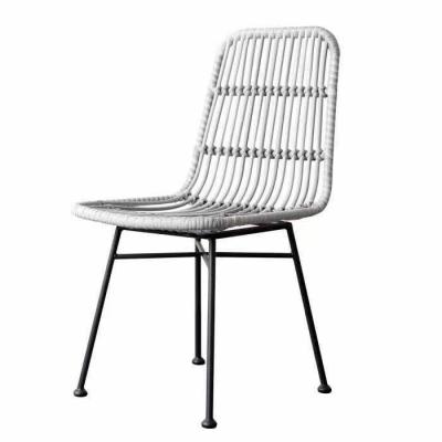 China Modern antique high quality retro garden chair pe rattan patio rattan wicker chair for sale