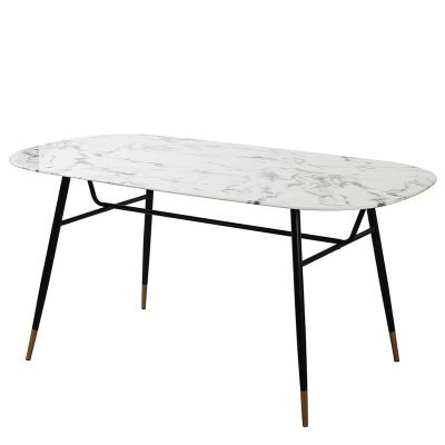 China Convertible Luxury Italian Simple Modern Marble Dining Table Dining Table Dining Room Furniture Marble Table for sale