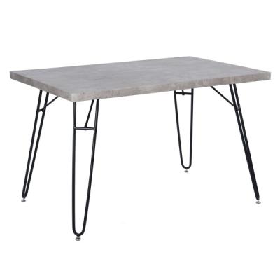 China Modern Industrial Kitchen Style Rectangular Dining Table Convertible Dining Table for 2 or 4 Person for sale