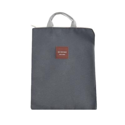 China PORTABLE Canvas File Bag Office Handbag Reactive Paper Bag for sale