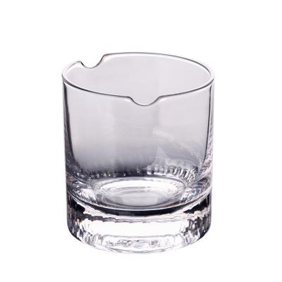 China altmodisches Glas des Whisky-260ml, eingedrückte Zigarren-Rest-Whisky-Schnapsgläser zu verkaufen