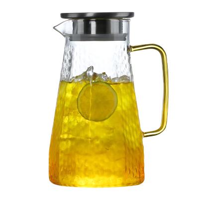 Κίνα 1400ml/κανάτα ψυγείων γυαλιού 1700ml, ελαφριά μετριασμένη στάμνα γυαλιού προς πώληση