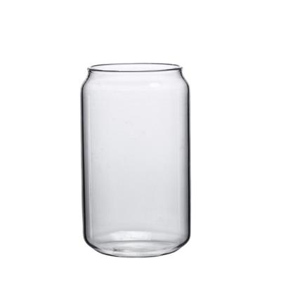 China Thermal Transfer 400ml Beer Borosilicate Glass Mugs for sale