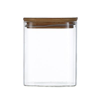 China 1000ml luchtdichte Borosilicate-de Opslagkruiken van het Glasvoedsel Te koop