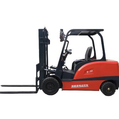 China High Efficiency HD 3Ton 4 Wheel Drive All Wheel Rough Terrain Electric Forklift Truck Electric Forklift for sale