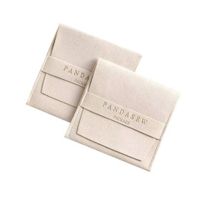 China Modern Luxury Manufacturer Customized Real Microfiber Bag Pearl Class Envelope Pouch Suede Microfiber Jewelry Packaging Bags for sale