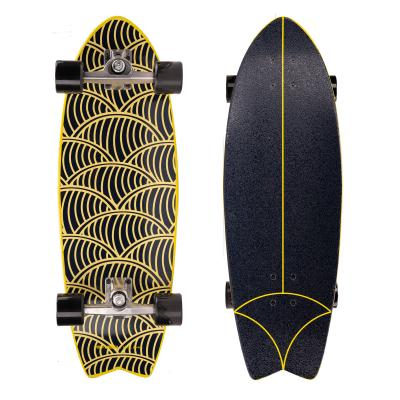 China Professional Youth Surskate Skateboard With CX4 Trucks Complete Surfskate Street Skateboard for sale