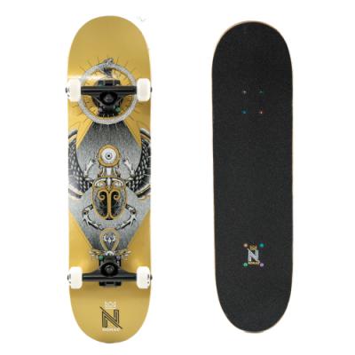 China Best Selling Adult NOMAD Skateboard 100% Canadian Pro Maple PU Skateboard Complete Wheels for sale