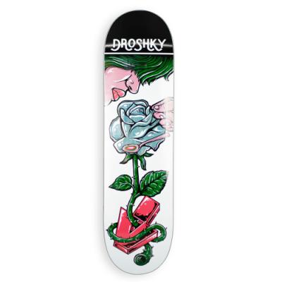 China Droshky Brand Adult QualitySkateboard Pro Deck 7ply Canadian Maple 8*31.75 for sale