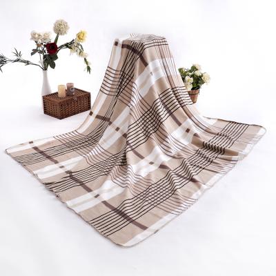 China Best Price Folded Customized Adult Super Soft 100% Polyester Fleece Blanket for sale