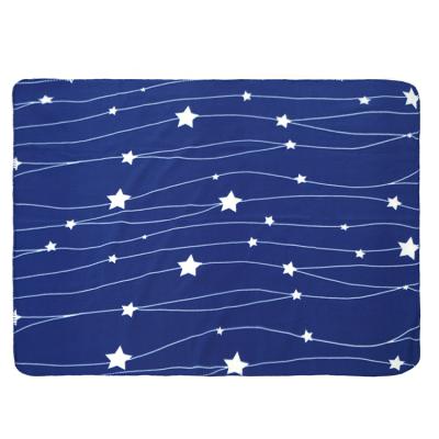 China Magnetic Wholesale 100% Polyester Fleece Blanket Soft Star Blanket for sale