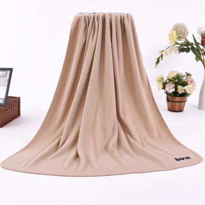 China Magnetic Best Selling 100% Polyester Fleece Solid Soft Wholesale Blanket Fleece Blanket for sale