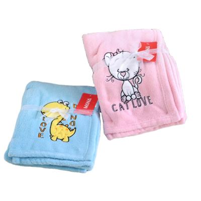 China Super Soft Coral 100% Wearable Polyester Fleece Baby Blanket for sale