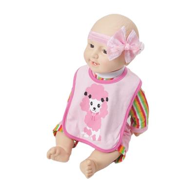 China Aoyatex Bib Baby Bibs 100% Antibacterial Cotton Baby Bib Set With Headband for sale