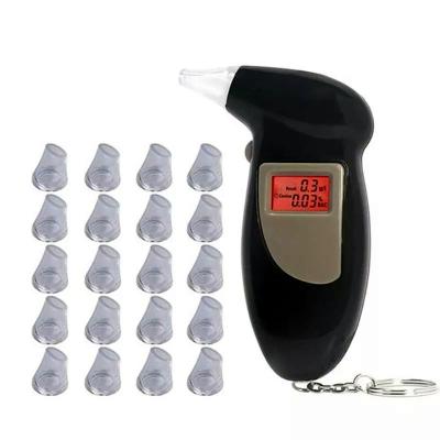 China ABS Shape High Accuracy Mini Alcotester Breath Alcohol Tester for sale