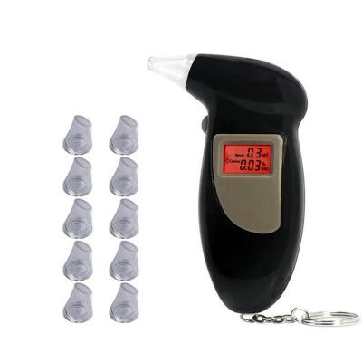 China ABS Plastic Professional Breath Alcohol Tester Police Breathalyzer for sale