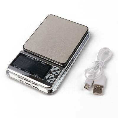 China ABS Plastic+ New USB Lightning&Lithium Micro Balance 100g 0.01g 1000g 0.01g 500g 0.01g 600g 0.01g Stainless Steel Battery Digital Pocket Scale Jewelry for sale