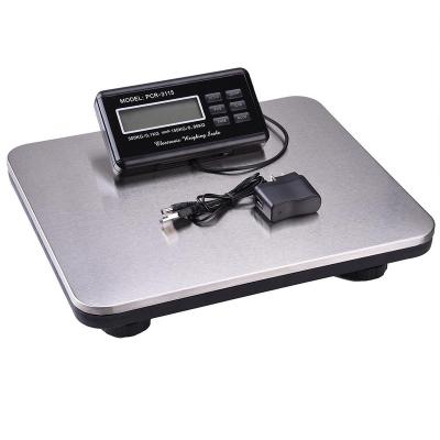 China With Postal Shipping Weight Scale New 660lbs 300kg LCD Tare Function AC Floor Platform Digital Scale Bench for sale