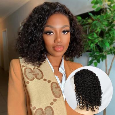 China 100% European Hair 24 Inch Preplucked Wholesale Cheap Elastic Spring Curl Bodywave HD Blue Thin Curly Mongolian Lace Front Wig 30 Inch for sale