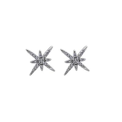 China 925 Sterling Silver TRENDY Star Stud Earrings Sterling Silver Earring Kit for sale