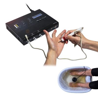 China Multi function multi function health care machine with foot detoxin, ten massage, hand acupoint diagnosis for sale