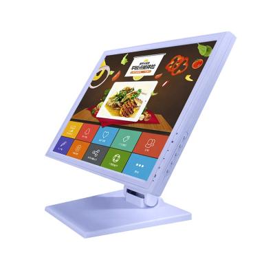 China 15/17 inch Resistive Touch Screen Display 4 Wire Led Backlight Window Support POS Screen Monitor 17