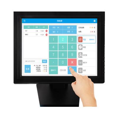 China cheap usb touch screen pos monitor touch screen monitor wifi 17