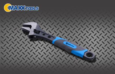 China Middle Handle Grip Adjustable Spanner Wrench 160mm With Drop Forged Steel Phosphated Finish Two Hexagon Hole for sale