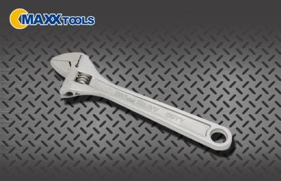 China Heavy Duty Adjustable Spanner Wrench , Micro Nickel Plated 12 Inch Adjustable Wrench for sale