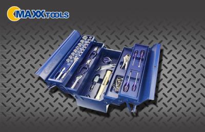 China Durable 67 PCS Metal Box Hand Tool Kits ,Home Use Hardware Hand Tools for sale