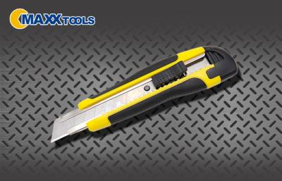 China Heavy Duty Custom Box Cutters 18MM SK5 Blade ABS Material Metal Sheath for sale