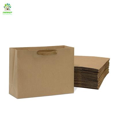 China Recyclable Wholesale Brown Paper Bag With Handle Custom Printed Kraft Paper Bags Shopping Paper Bag for sale