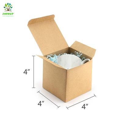 China Factory Wholesale Price 4 x 4 x 4 Inch Recyclable Shipping Box Brown Cardboard Packaging Boxes For Shipping for sale