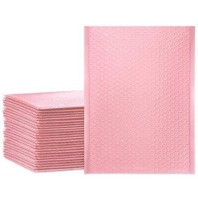 China Eco-friendly New Pink Bubble Poly Bubble Listing Eco-Friendly Mailing Bags For Logistics Packing for sale